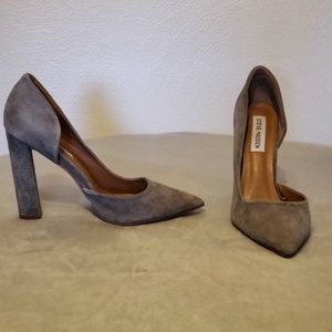 Suede heels